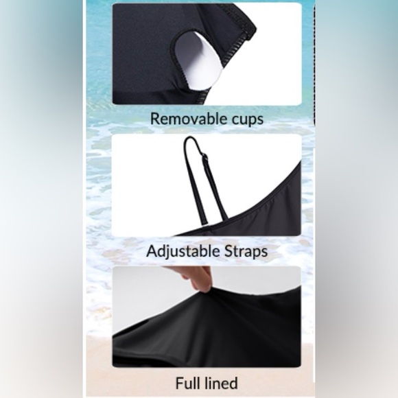 NWT/ Yonique One Piece Swimsuit/ SIZE: LARGE - Picture 13 of 16